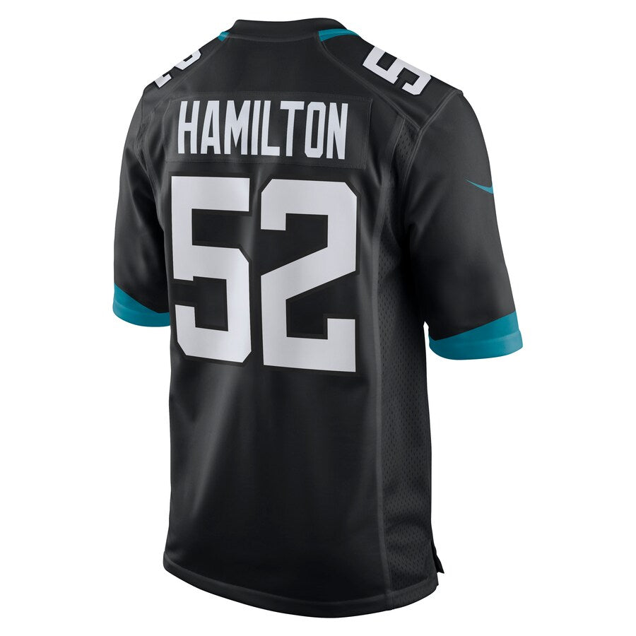 Jacksonville Jaguars Davon Hamilton NFL jersey front view