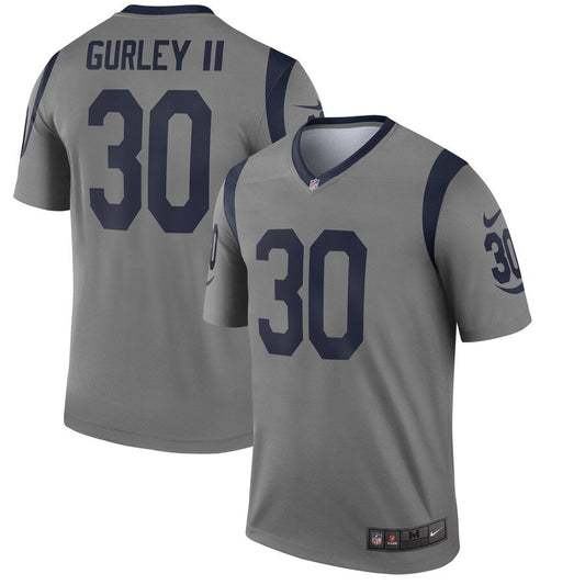 Los Angeles Rams Todd Gurley II Inverted Legend NFL jersey front view
