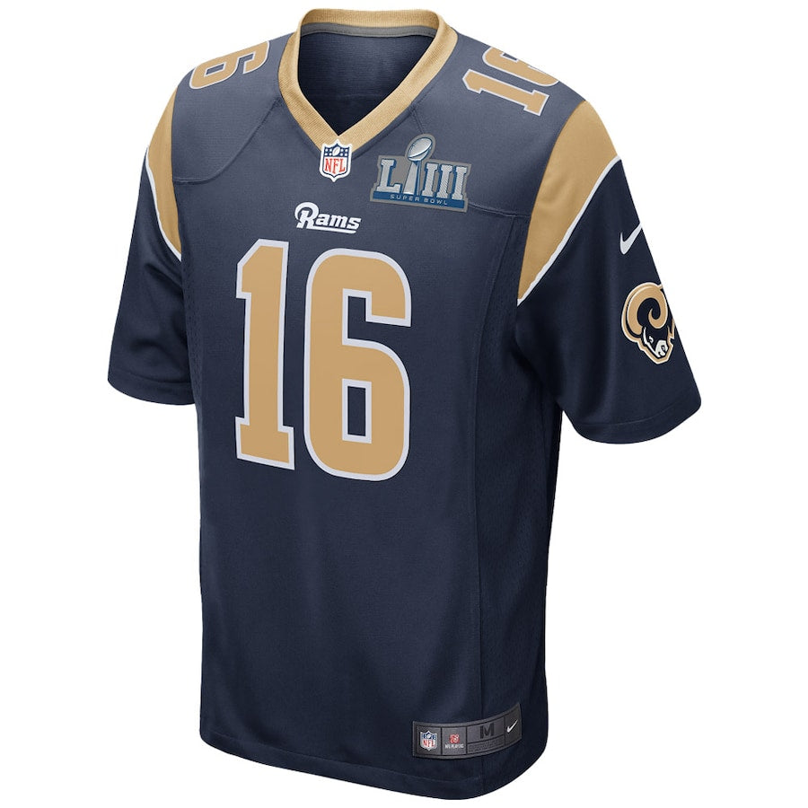 Los Angeles Rams Jared Goff Super Bowl Liii NFL jersey front view