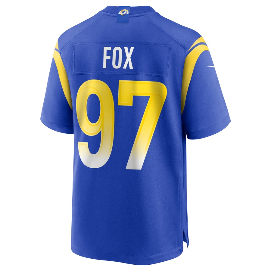 Los Angeles Rams Morgan Fox NFL jersey front view