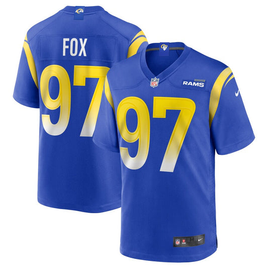 Los Angeles Rams Morgan Fox NFL jersey front view