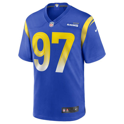 Los Angeles Rams Morgan Fox NFL jersey front view