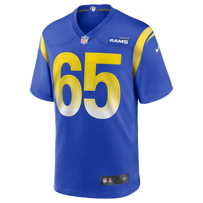 Los Angeles Rams Coleman Shelton NFL jersey front view