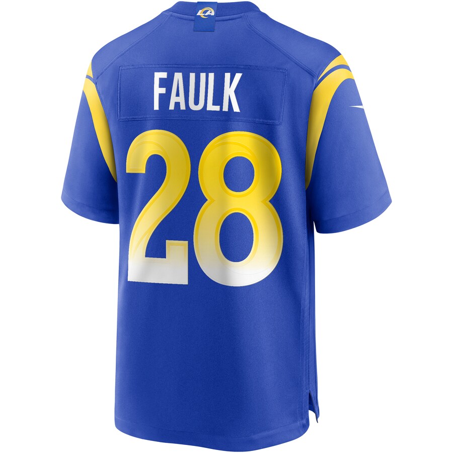 Los Angeles Rams Marshall Faulk NFL jersey front view