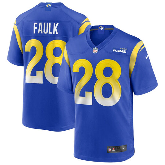 Los Angeles Rams Marshall Faulk NFL jersey front view