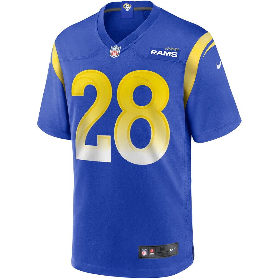 Los Angeles Rams Marshall Faulk NFL jersey front view