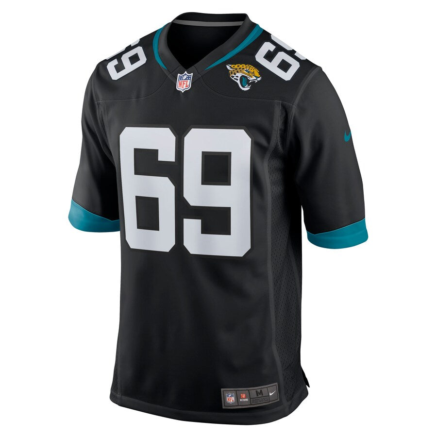 Jacksonville Jaguars Tyler Shatley NFL jersey front view