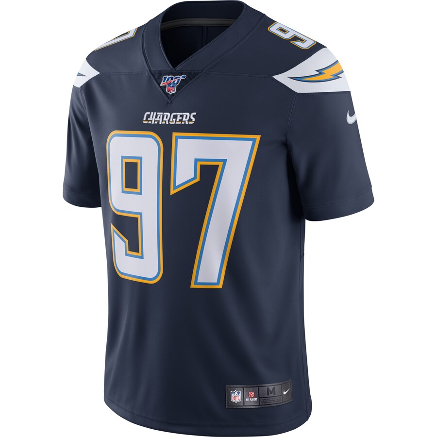 Los Angeles Chargers Joey Bosa 100 NFL jersey front view