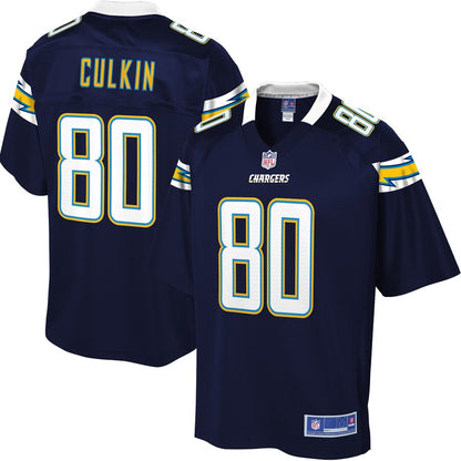 Los Angeles Chargers Sean Culkin Big Tall NFL jersey front view