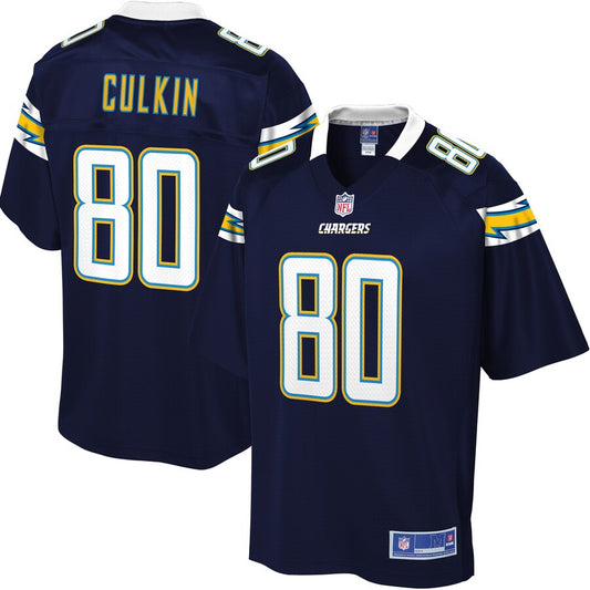 Los Angeles Chargers Sean Culkin Big Tall NFL jersey front view