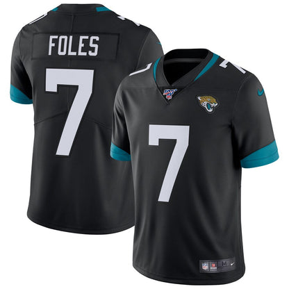 Jacksonville Jaguars Nick Foles 100 NFL jersey front view