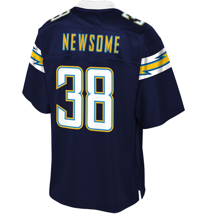 Los Angeles Chargers Detrez Newsome Big Tall NFL jersey front view
