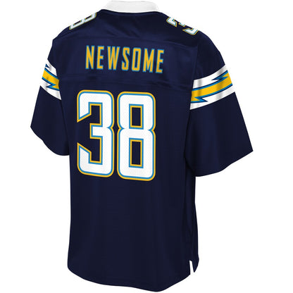 Los Angeles Chargers Detrez Newsome Big Tall NFL jersey front view