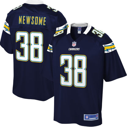 Los Angeles Chargers Detrez Newsome Big Tall NFL jersey front view
