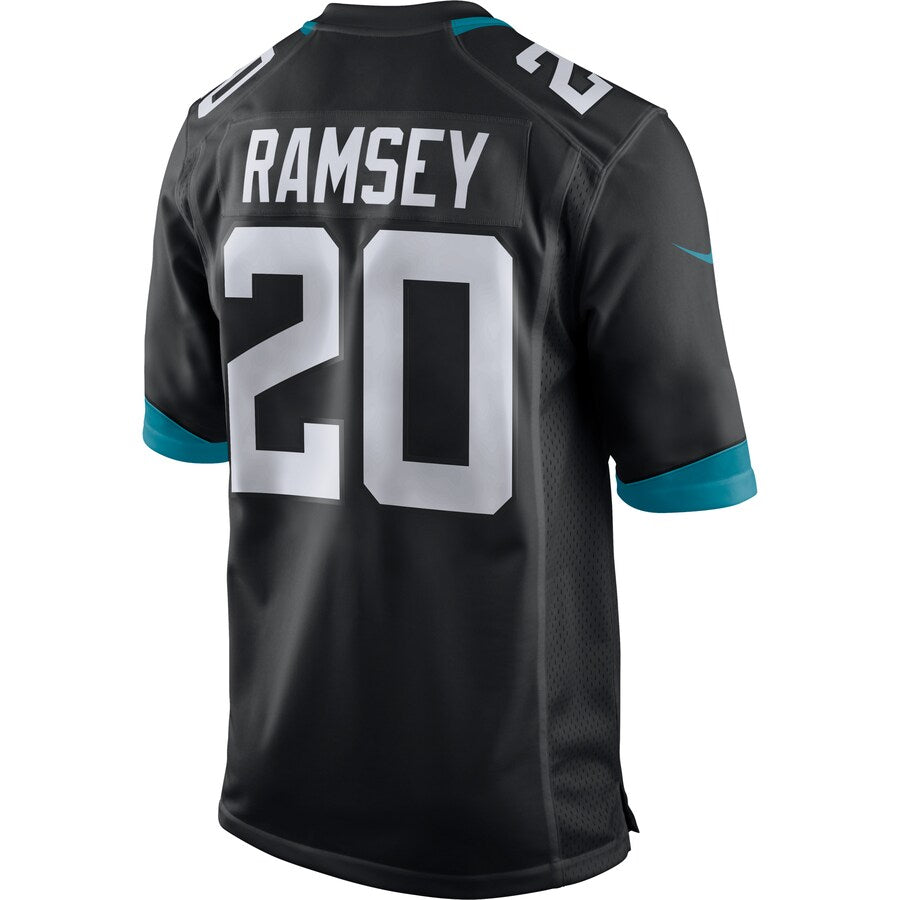 Jacksonville Jaguars Jalen Ramsey 25th Season NFL jersey front view