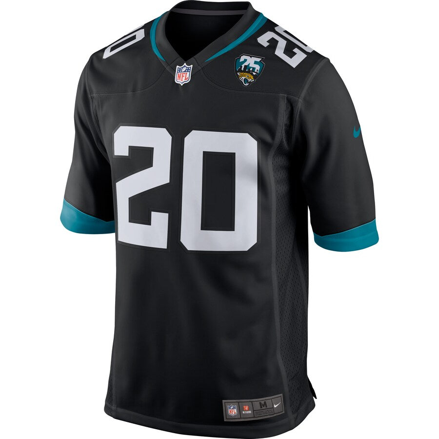 Jacksonville Jaguars Jalen Ramsey 25th Season NFL jersey front view