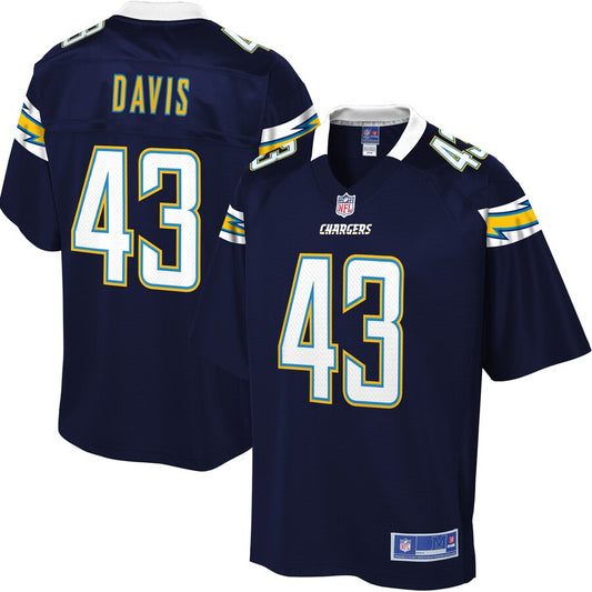 Los Angeles Chargers Michael Davis Big Tall NFL jersey front view