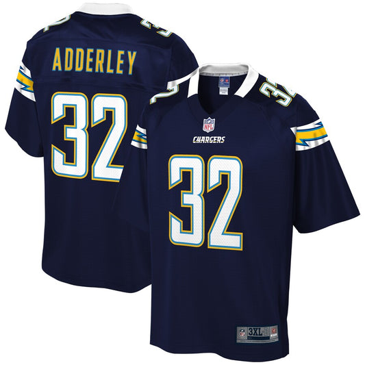Los Angeles Chargers Nasir Adderley Big Tall NFL jersey front view