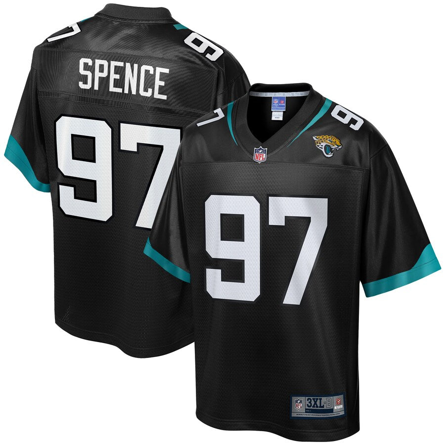 Jacksonville Jaguars Akeem Spence Big Tall NFL jersey front view