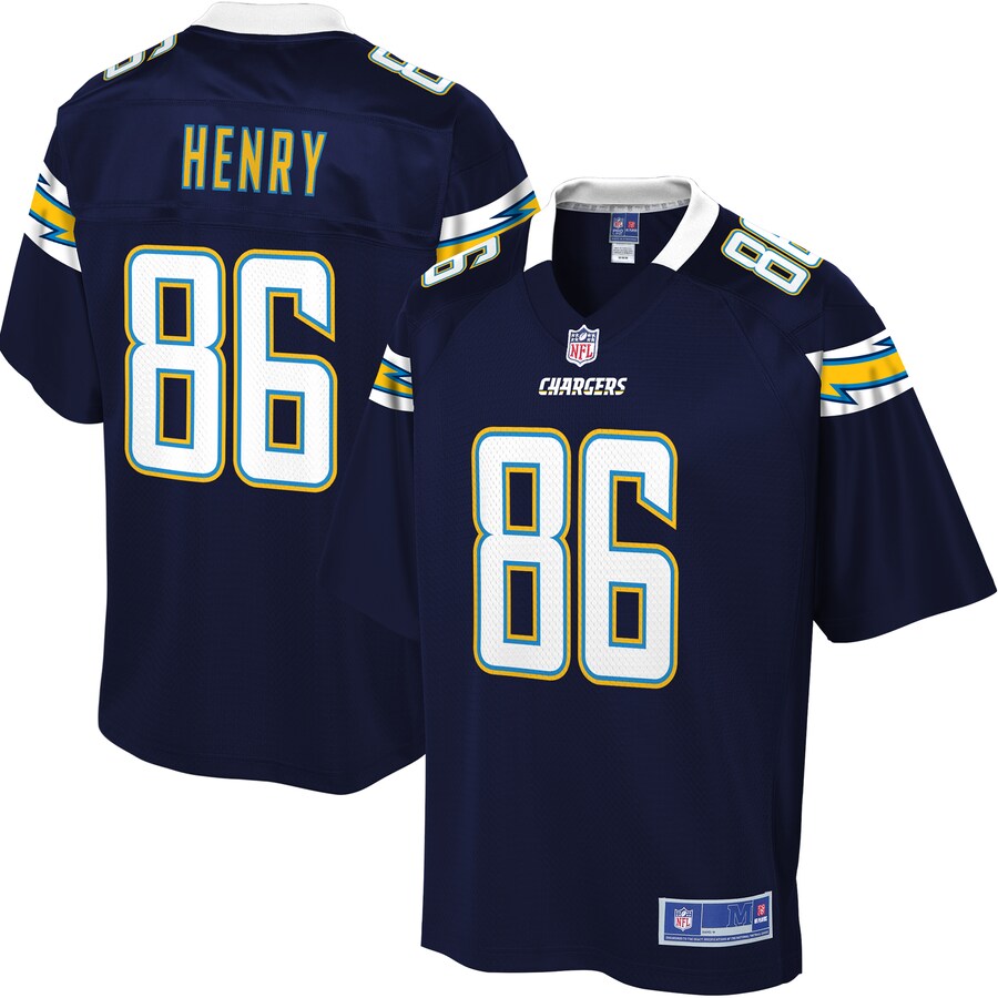 Los Angeles Chargers Hunter Henry Big Tall NFL jersey front view