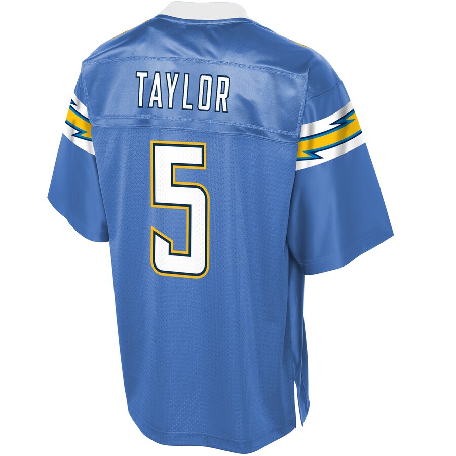 Los Angeles Chargers Tyrod Taylor NFL jersey front view