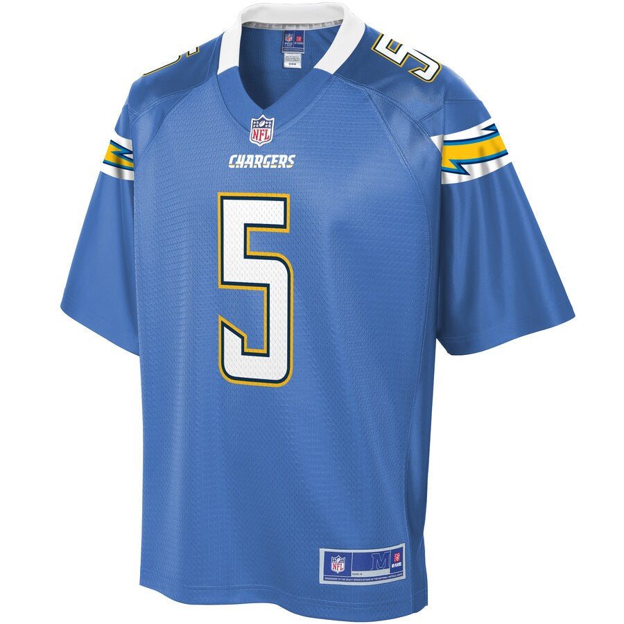 Los Angeles Chargers Tyrod Taylor NFL jersey front view