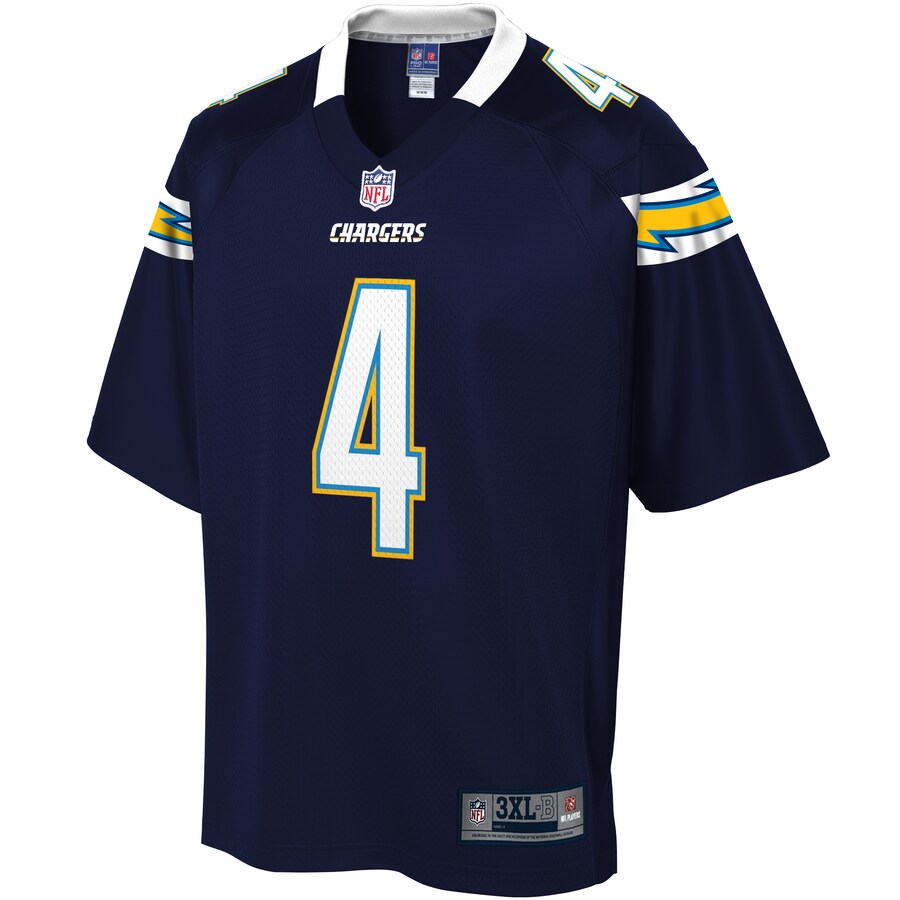 Los Angeles Chargers Michael Badgley Big Tall NFL jersey front view