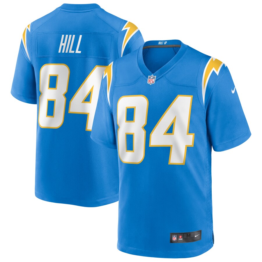 Los Angeles Chargers Kj Hill NFL jersey front view