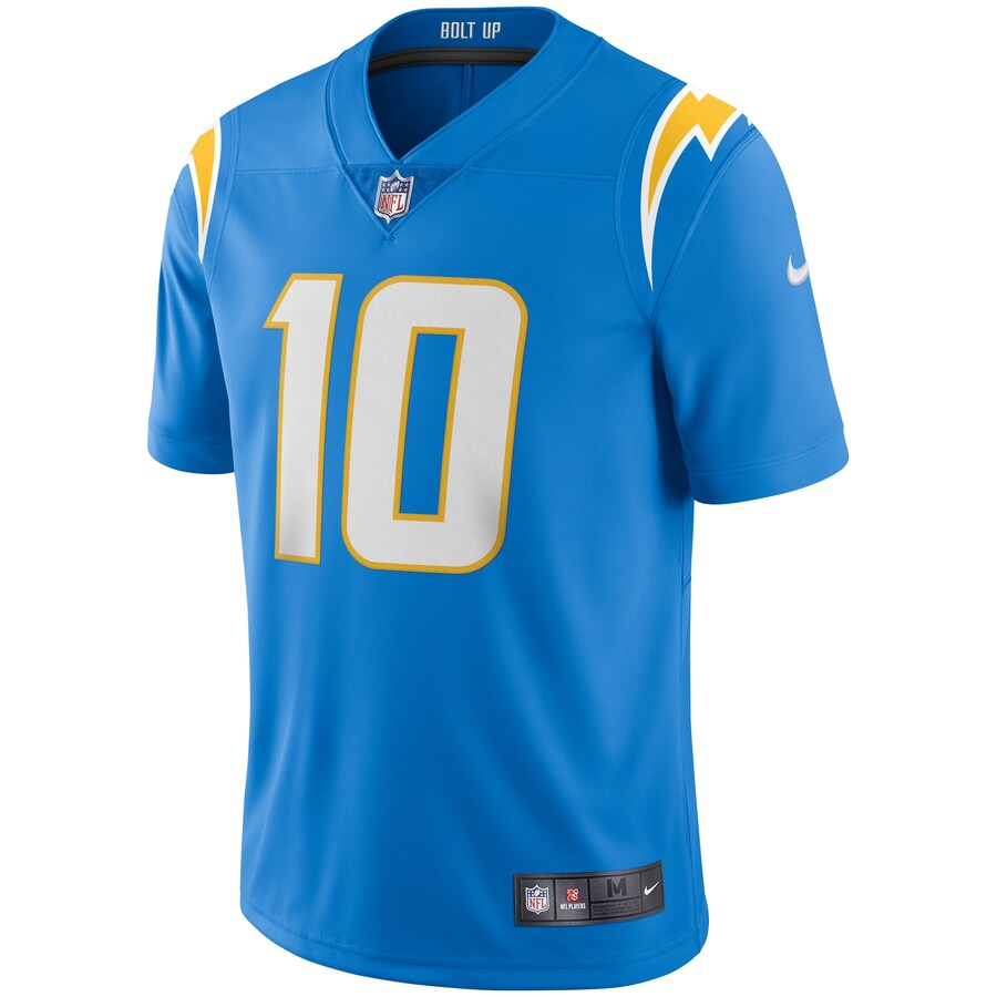 Los Angeles Chargers Justin Herbert NFL jersey front view
