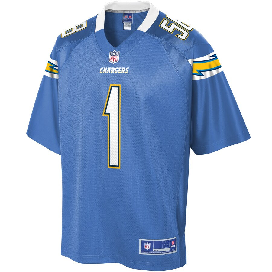 Los Angeles Chargers Ty Long NFL jersey front view