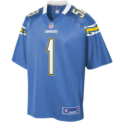 Los Angeles Chargers Ty Long NFL jersey front view