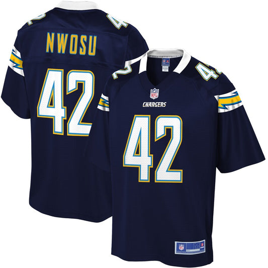 Los Angeles Chargers Uchenna Nwosu Big Tall NFL jersey front view