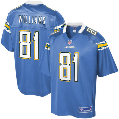 Los Angeles Chargers Mike Williams NFL jersey front view