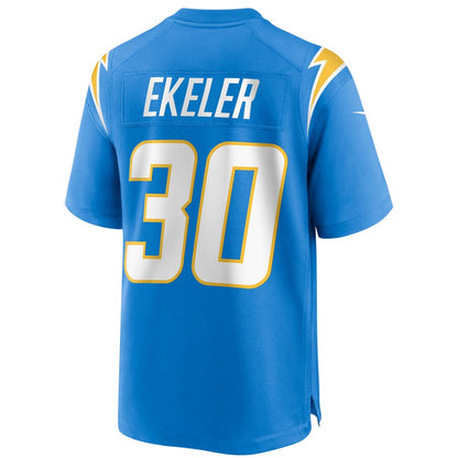 Los Angeles Chargers Austin Ekeler NFL jersey front view