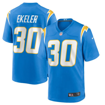 Los Angeles Chargers Austin Ekeler NFL jersey front view