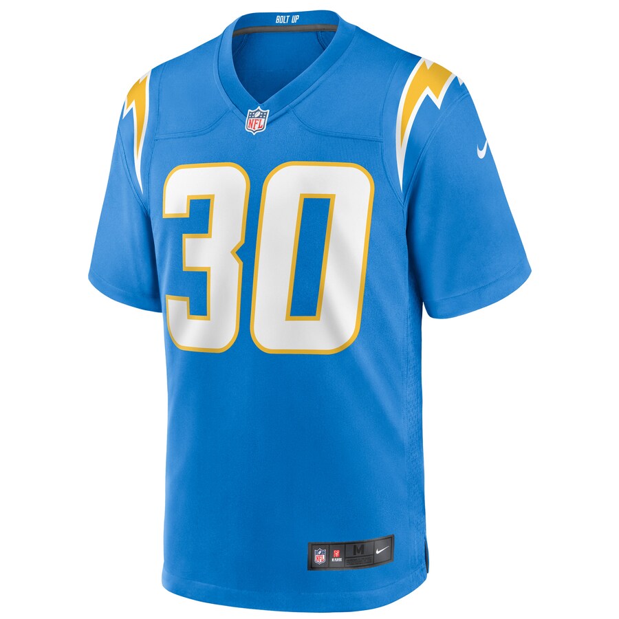 Los Angeles Chargers Austin Ekeler NFL jersey front view