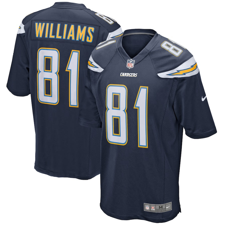 Los Angeles Chargers Mike Williams NFL jersey front view