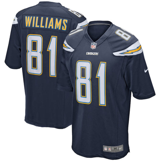 Los Angeles Chargers Mike Williams NFL jersey front view
