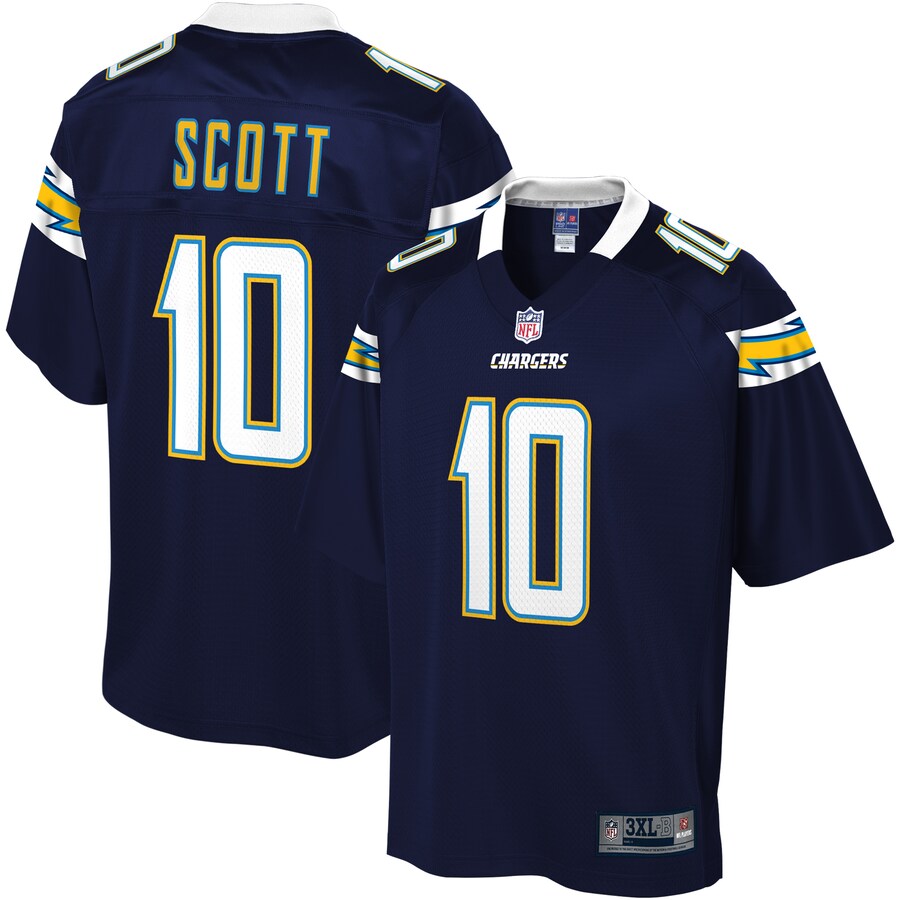 Los Angeles Chargers Artavis Scott Big Tall NFL jersey front view