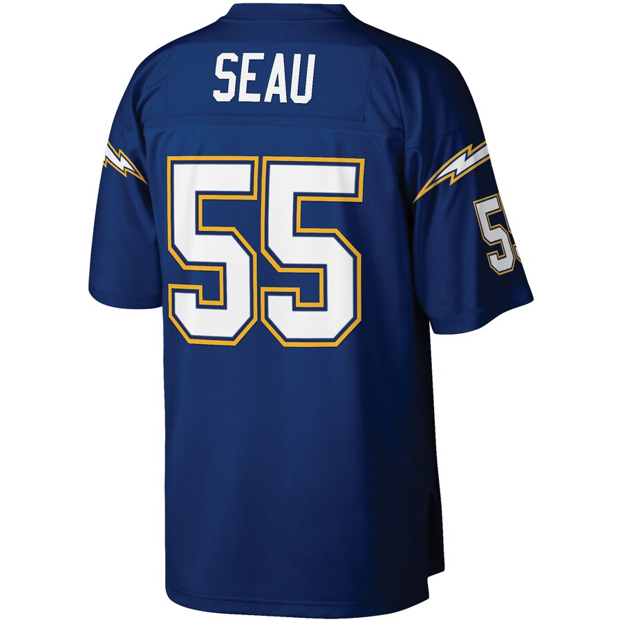 San Diego Chargers Junior Seau Legacy NFL jersey front view