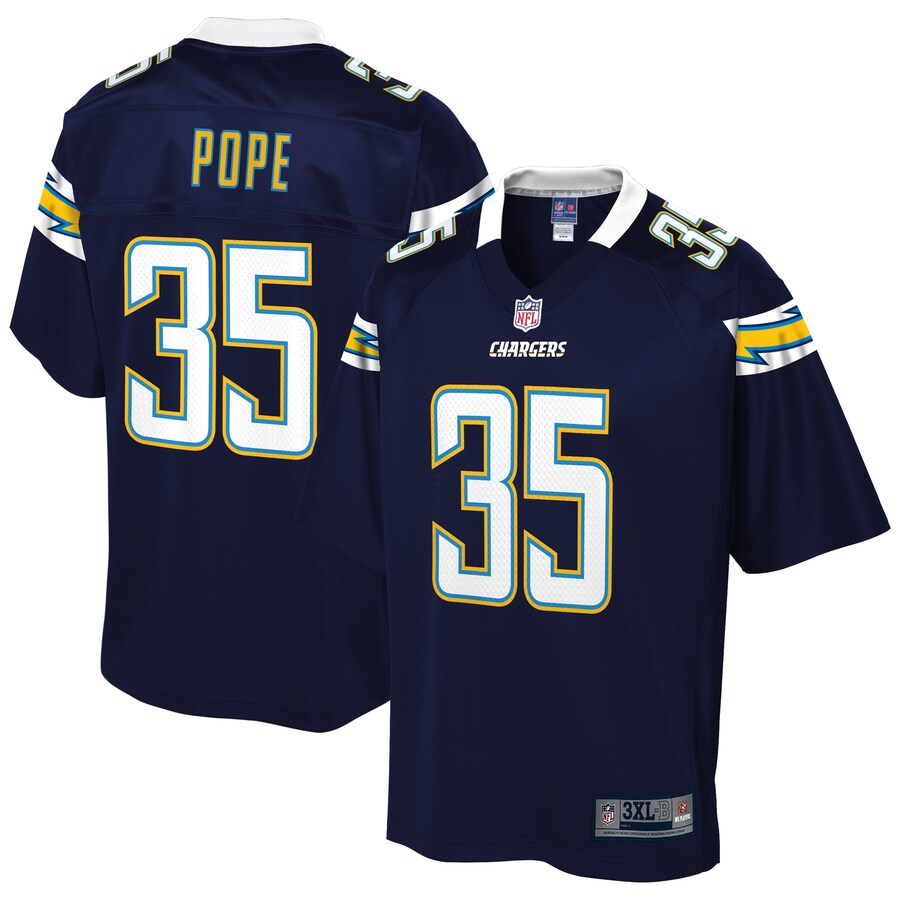 Los Angeles Chargers Troymaine Pope Big Tall NFL jersey front view