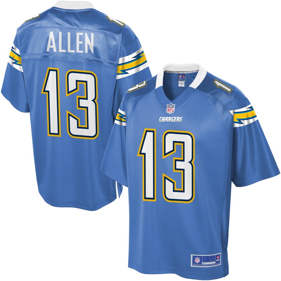 Los Angeles Chargers S Keenan Allen NFL jersey front view