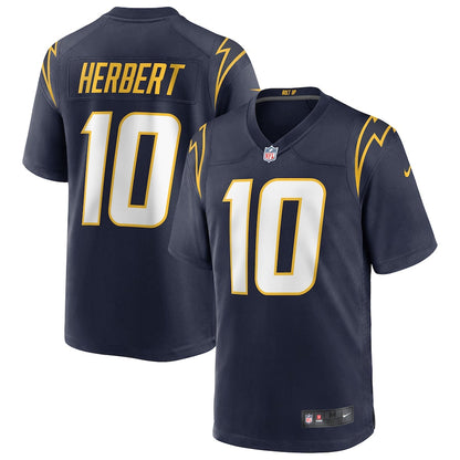Los Angeles Chargers Justin Herbert NFL jersey front view