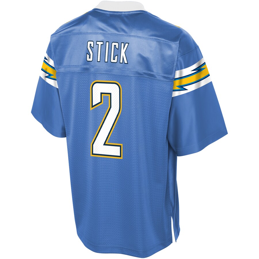Los Angeles Chargers Easton Stick NFL jersey front view
