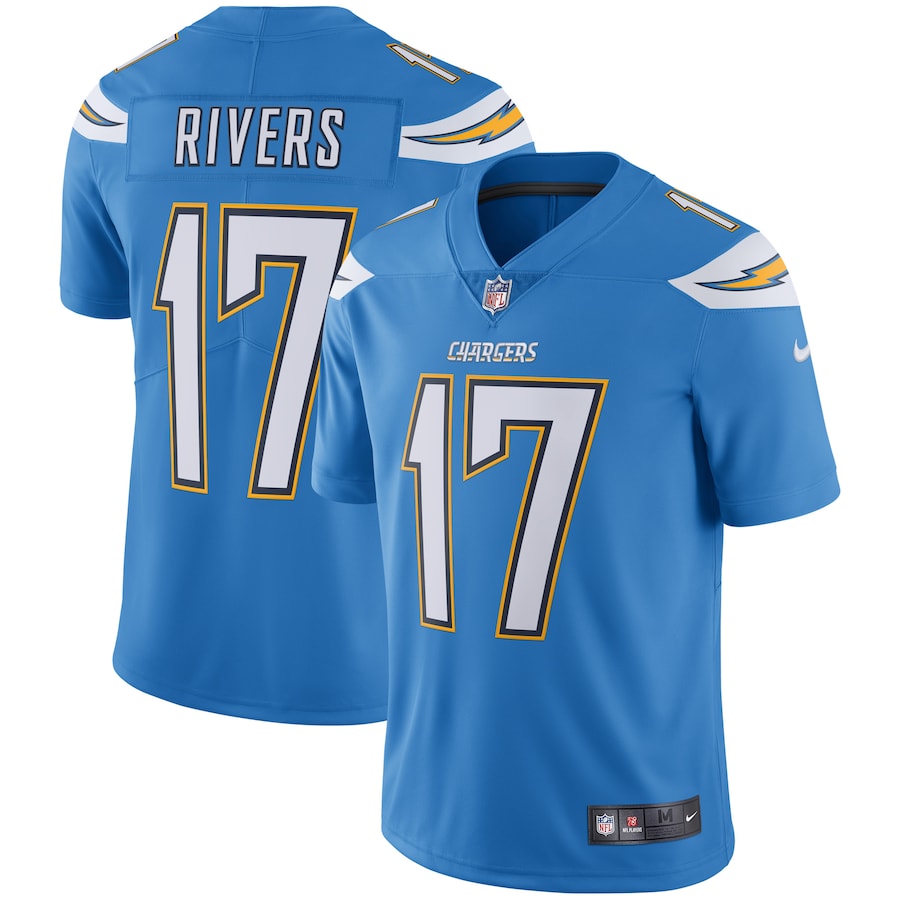 Los Angeles Chargers Philip Rivers NFL jersey front view