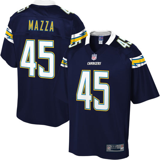 Los Angeles Chargers Cole Mazza Big Tall NFL jersey front view