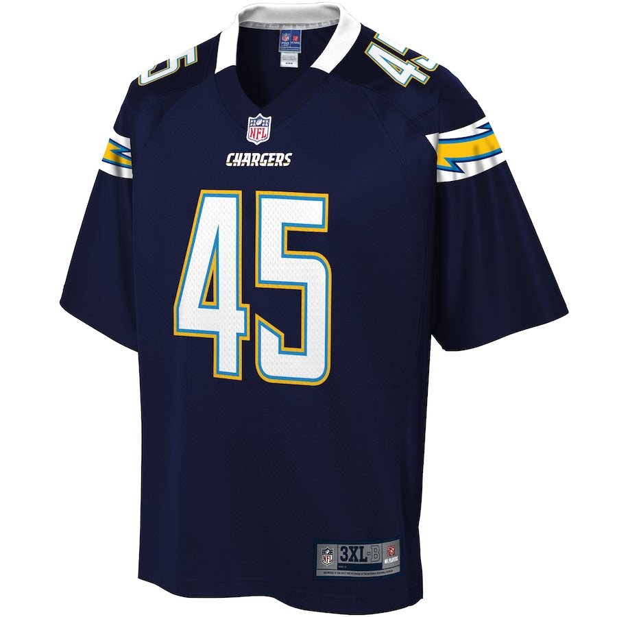 Los Angeles Chargers Cole Mazza Big Tall NFL jersey front view
