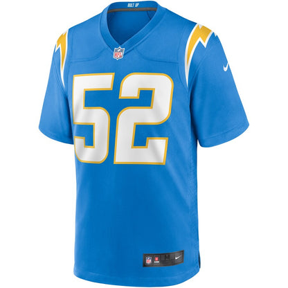 Los Angeles Chargers Denzel Perryman NFL jersey front view