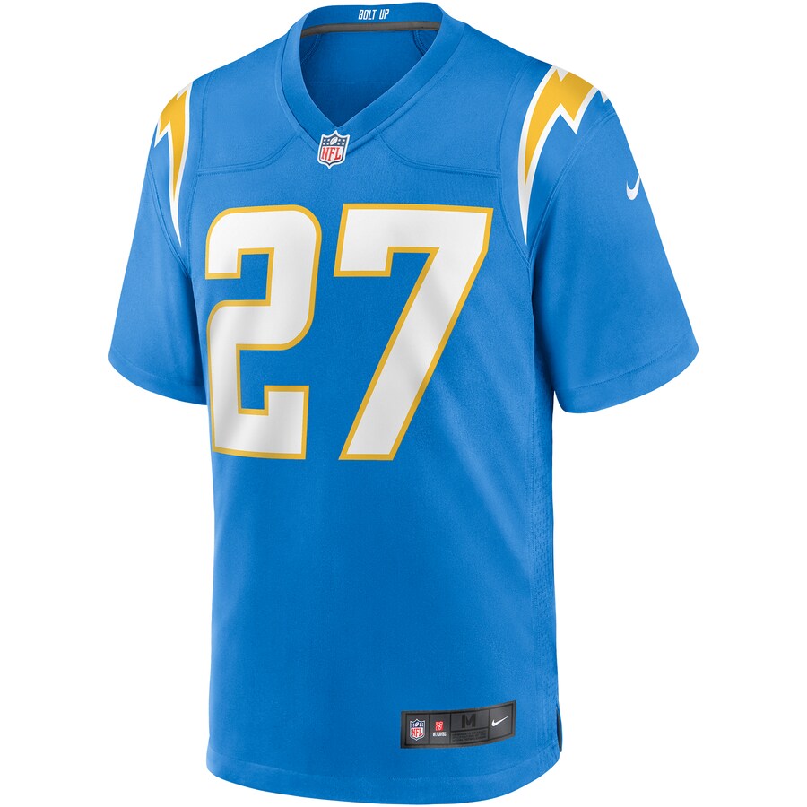 Los Angeles Chargers Joshua Kelley NFL jersey front view