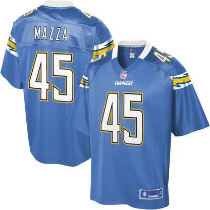 Los Angeles Chargers Cole Mazza NFL jersey front view